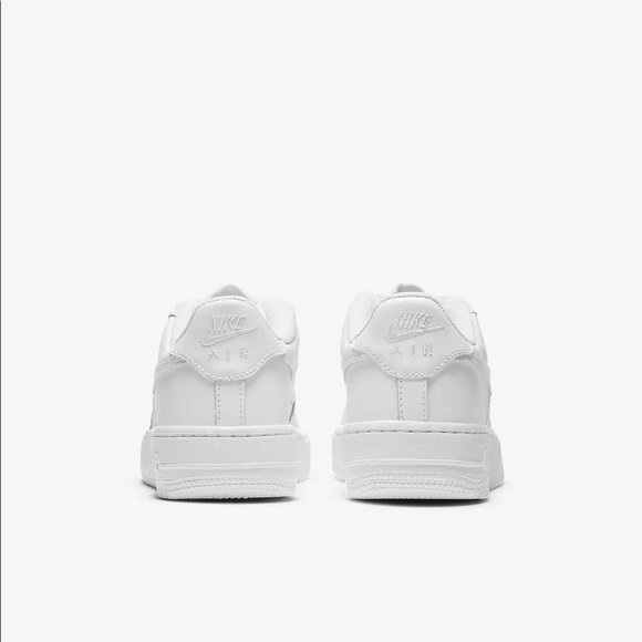 NIKE AIR FORCE 1 (GS) WHITE SZ 6Y/W7.5 314192-117 - Picture 5 of 10